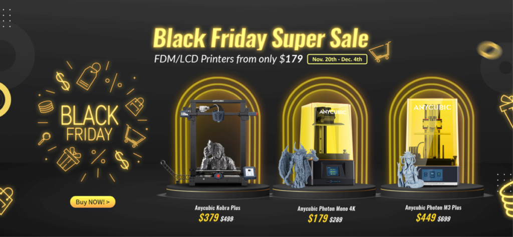 Anycubic Reveals Exciting Deals for Black Friday and Cyber Monday Sales